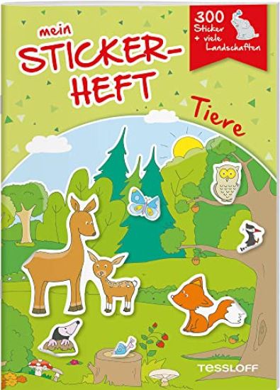 Kiefmann, E: Mein Stickerheft. Tiere