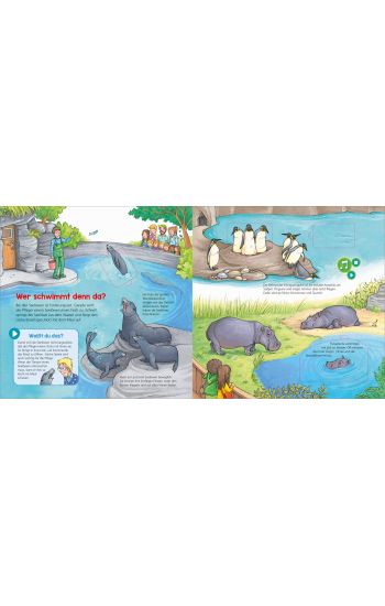 BOOKii® WAS IST WAS Kindergarten Komm mit in den Zoo