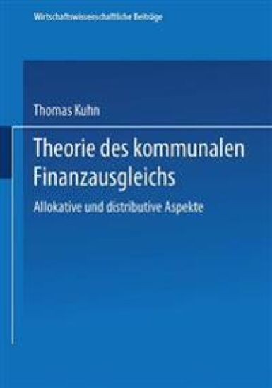 Theorie des kommunalen Finanzausgleichs