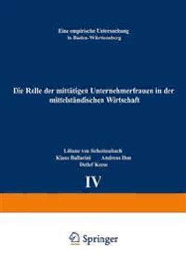 Die Rolle der mittätigen Unternehmerfrauen in der mittelständischen Wirtschaft