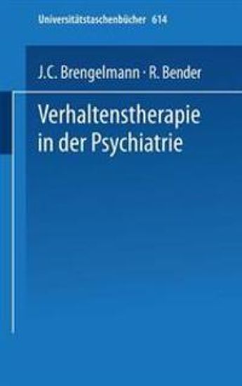 Verhaltenstherapie in der Psychiatrie
