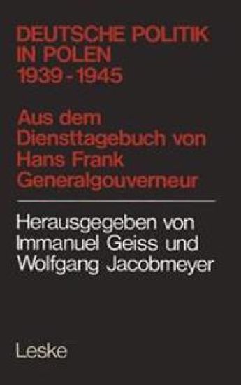 Deutsche Politik in Polen 1939–1945