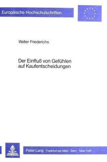 Der Einfluss Von Gefder Einfluss Von Gefuehlen Auf Kaufentscheidungen