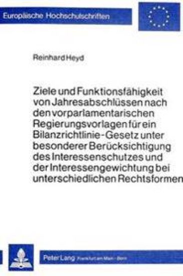 Ziele Und Funktionsfaehigkeit Von Jahresabschluessen