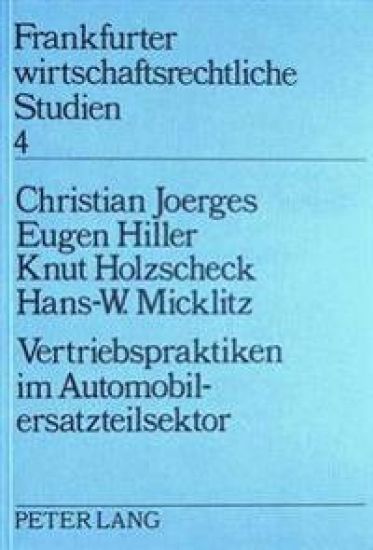 Vertriebspraktiken Im Automobilersatzsektor