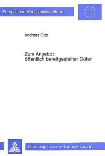 Zum Angebot Oeffentlich Bereitgestellter Gueter