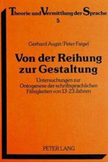 Von Der Reihung Zur Gestaltung