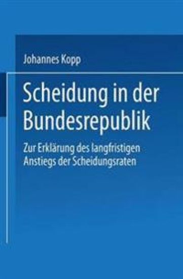 Scheidung in der Bundesrepublik
