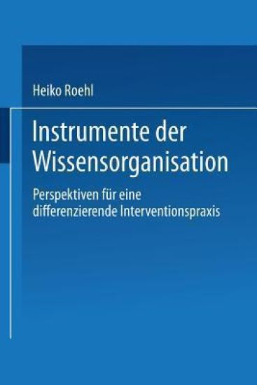 Instrumente der Wissensorganisation