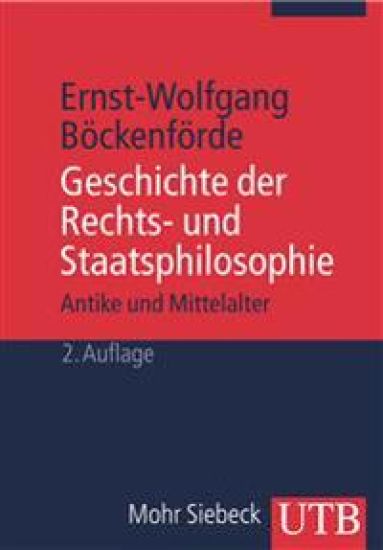 Geschichte Der Rechts- Und Staatsphilosophie
