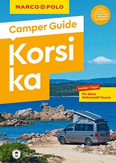 MARCO POLO Camper Guide Korsika – Timo Lutz, kirjan kansikuva