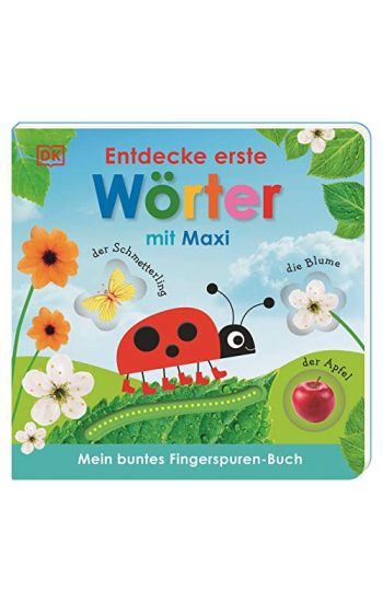 Mein buntes Fingerspuren-Buch. Entdecke erste Wörter mit Maxi