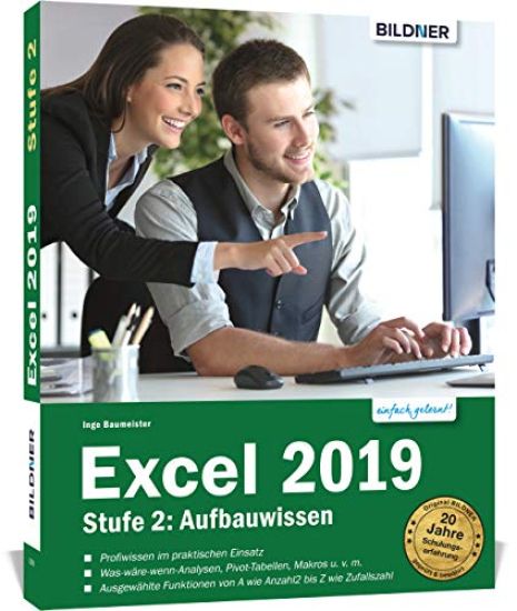 Excel 2019 - Stufe 2: Aufbauwissen