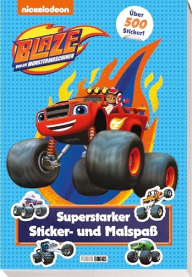 Blaze und die Monstermaschinen: Superstarker Sticker- und Malspaß
