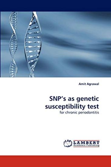 SNP's as genetic susceptibility test – Amit Agrawal, kirjan kansikuva