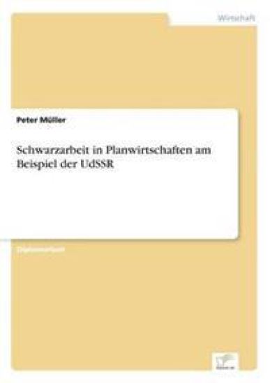 Schwarzarbeit in Planwirtschaften am Beispiel der UdSSR