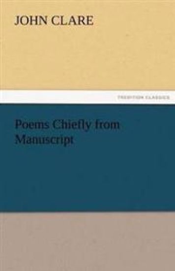 Poems Chiefly from Manuscript – John Clare, kirjan kansikuva