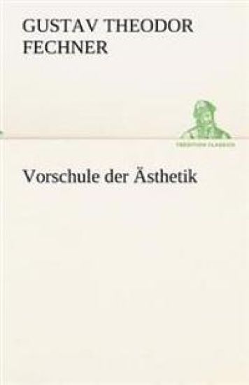 Vorschule Der Asthetik