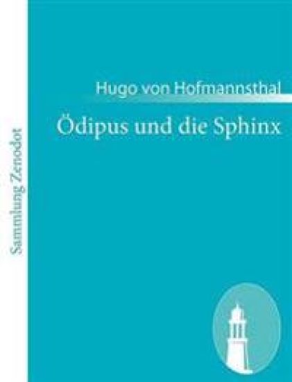 Ödipus und die Sphinx – Hugo Von Hofmannsthal, kirjan kansikuva