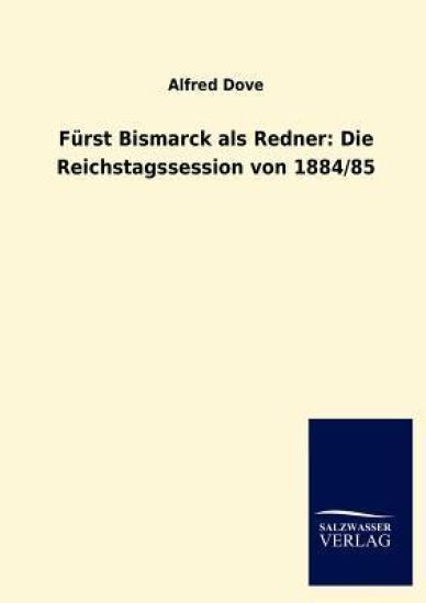 Fürst Bismarck als Redner