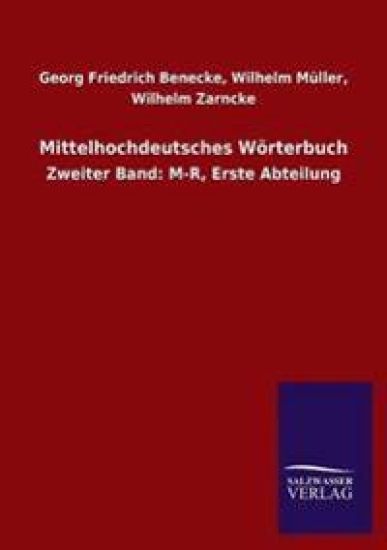 Mittelhochdeutsches Wörterbuch