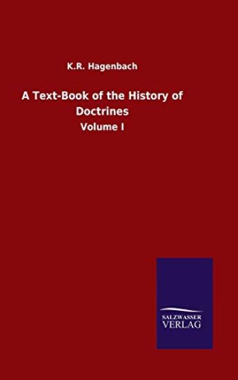 A Text-Book of the History of Doctrines
