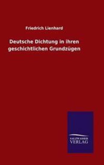 Deutsche Dichtung in ihren geschichtlichen Grundzügen
