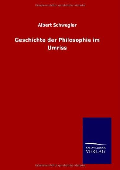 Geschichte der Philosophie im Umriss
