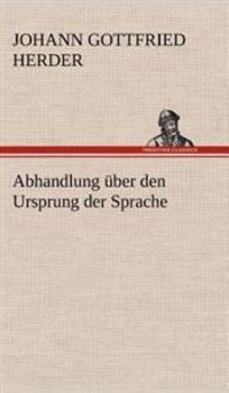 Abhandlung Uber Den Ursprung Der Sprache