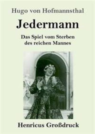 Jedermann (Großdruck) – Hugo Von Hofmannsthal, kirjan kansikuva