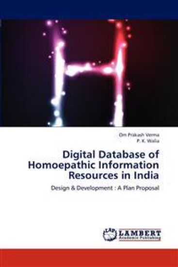 Digital Database of Homoepathic Information Resources in India