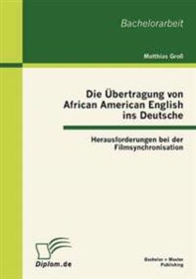 Die Übertragung von African American English ins Deutsche