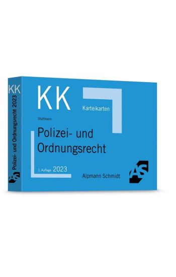 Karteikarten Polizei- und Ordnungsrecht
