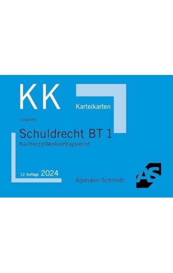 Karteikarten Schuldrecht BT 1