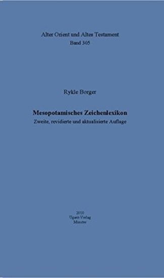 Mesopotamisches Zeichenlexikon