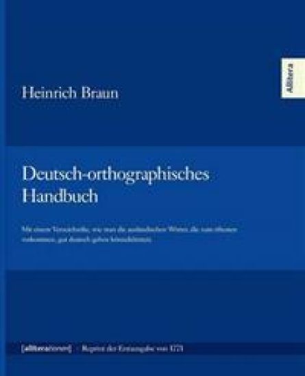 Deutsch-orthographisches Handbuch