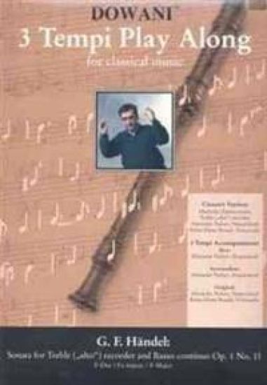 Handel - Sonata in F Major Op. 1 No. 11 for Treble (Alto) Recorder and Basso Continuo