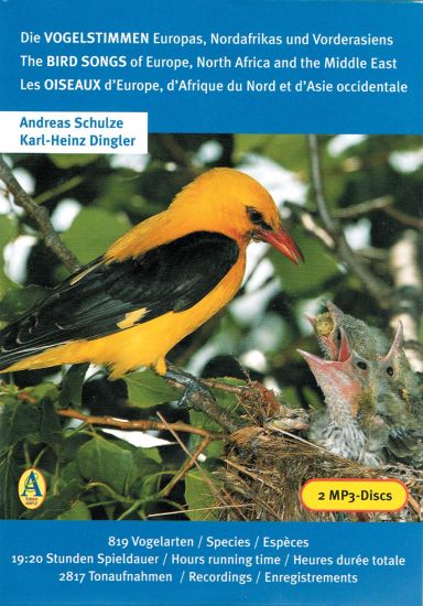 Die Vogelstimmen Europas, Nordafrikas und Vorderasiens / The Bird Songs of Europe, North Africa and the Middle East /Les Oiseaux d'Europe, d'Afrique du Nord et d'Asie occidentale