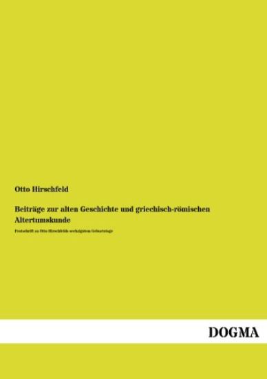 Beiträge zur alten Geschichte und griechisch-römischen Altertumskunde
