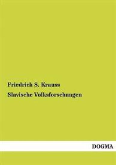 Slavische Volksforschungen