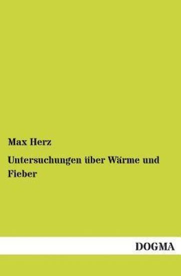 Untersuchungen Uber Warme Und Fieber