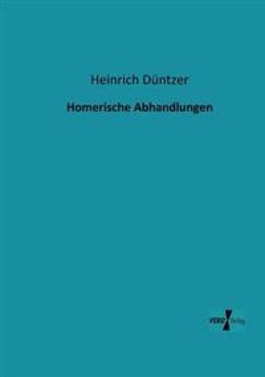 Homerische Abhandlungen