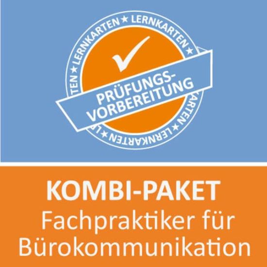 AzubiShop24.de Kombi-Paket Fachpraktiker für Bürokommunikation Lernkarten