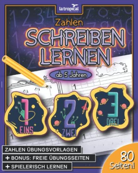Zahlen schreiben lernen ab 5 Jahren