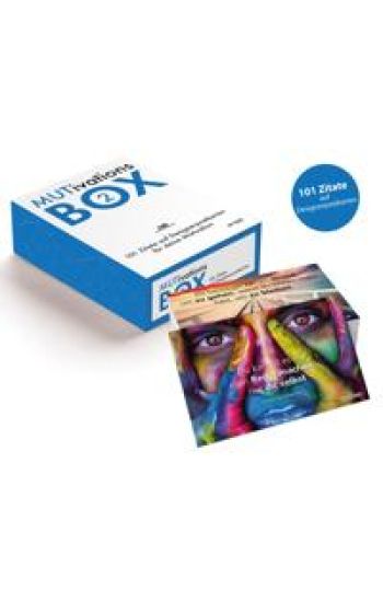 MUTivationsbox 2 - 101 Zitate auf Designerpostkarten