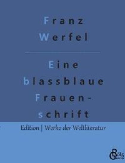 Eine blassblaue Frauenschrift