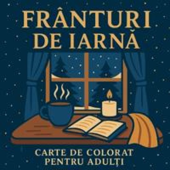 Frânturi de iarna - Carte de colorat pentru adul?i