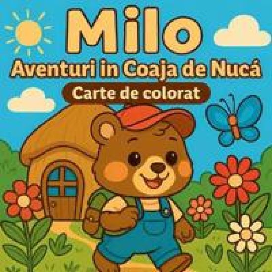 Milo, aventuri în coaja de nuca - Carte de colorat