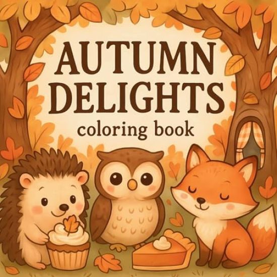 Autumn Delights - Coloring Book
