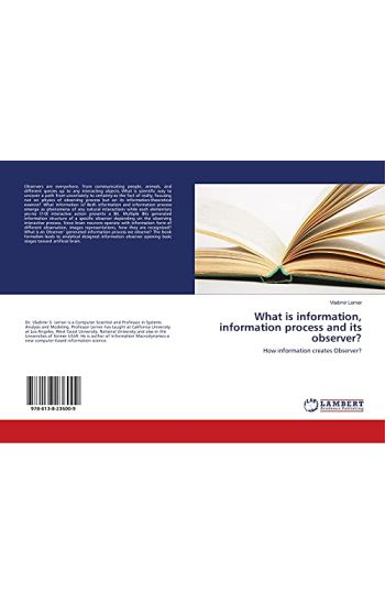 What is information, information process and its observer?